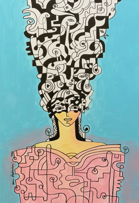 Petra Stefankova Woman With A Mask