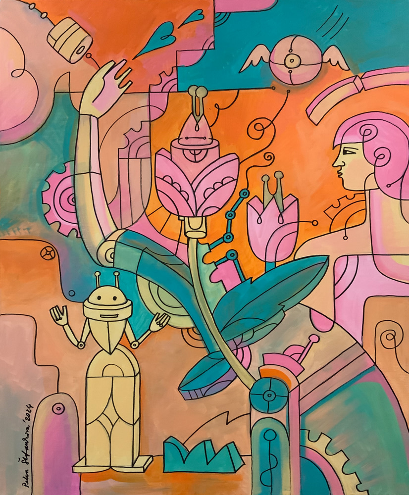 Petra Stefankova Transformers Flowers I