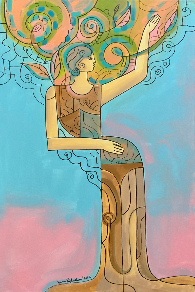 Petra Stefankova Woman-Tree
